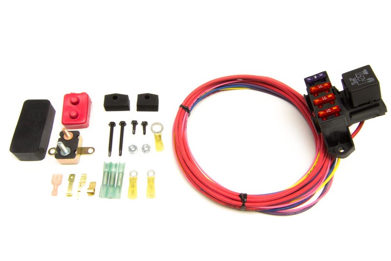 Painless Performance 70213 Cirkit Boss Weather Sealed Auxiliary Fuse Block, 3 Ignition-Hot Circuits